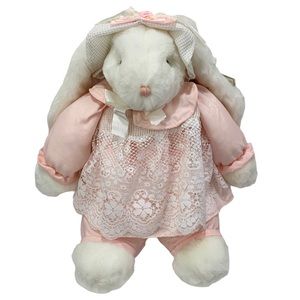 White Easter Bunny Playful Plush Chrisha Plush Toy